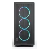 PC korpuss Fractal Design Epoch Melns TG RGB Light Tint Midi Tower Melns