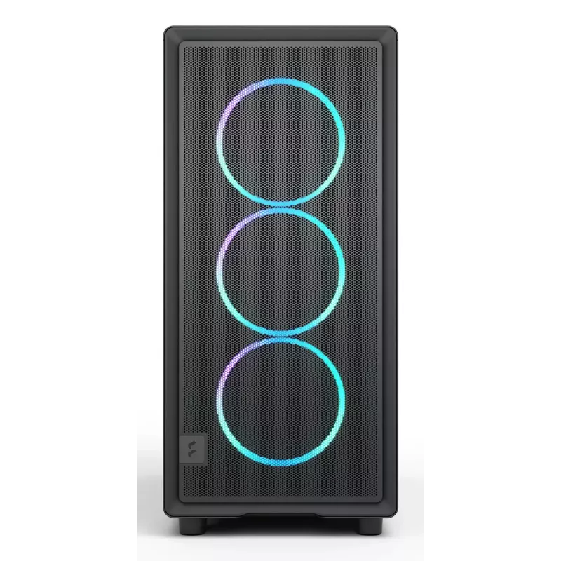 PC korpuss Fractal Design Epoch Melns TG RGB Light Tint Midi Tower Melns