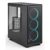 PC korpuss Fractal Design Epoch Melns TG RGB Light Tint Midi Tower Melns