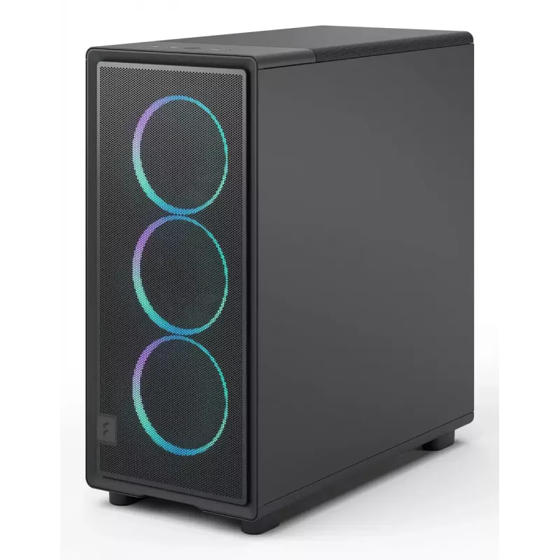PC korpuss Fractal Design Epoch Melns TG RGB Light Tint Midi Tower Melns