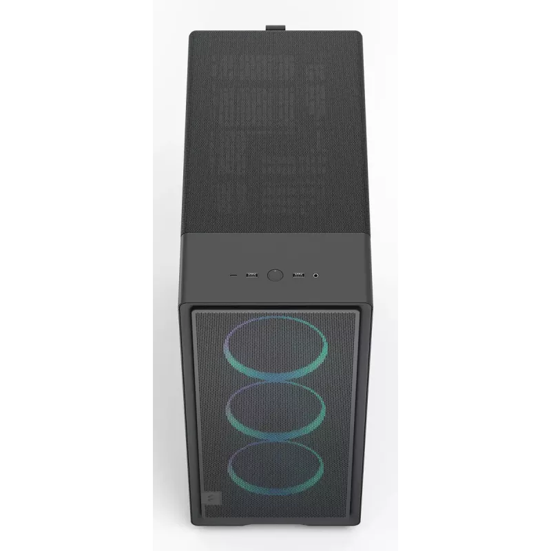 PC korpuss Fractal Design Epoch Melns TG RGB Light Tint Midi Tower Melns