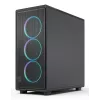 PC korpuss Fractal Design Epoch Melns TG RGB Light Tint Midi Tower Melns