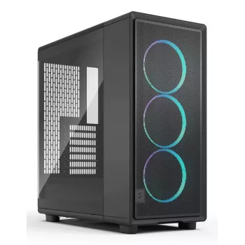 PC korpuss Fractal Design Epoch Melns TG RGB Light Tint Midi Tower Melns