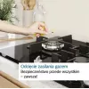 Bosch Serie 6 PCQ7A5I90 plīts virsma Nerūsējošais tērauds Iebūvējama 75 cm Gāzes 5 zona(s)