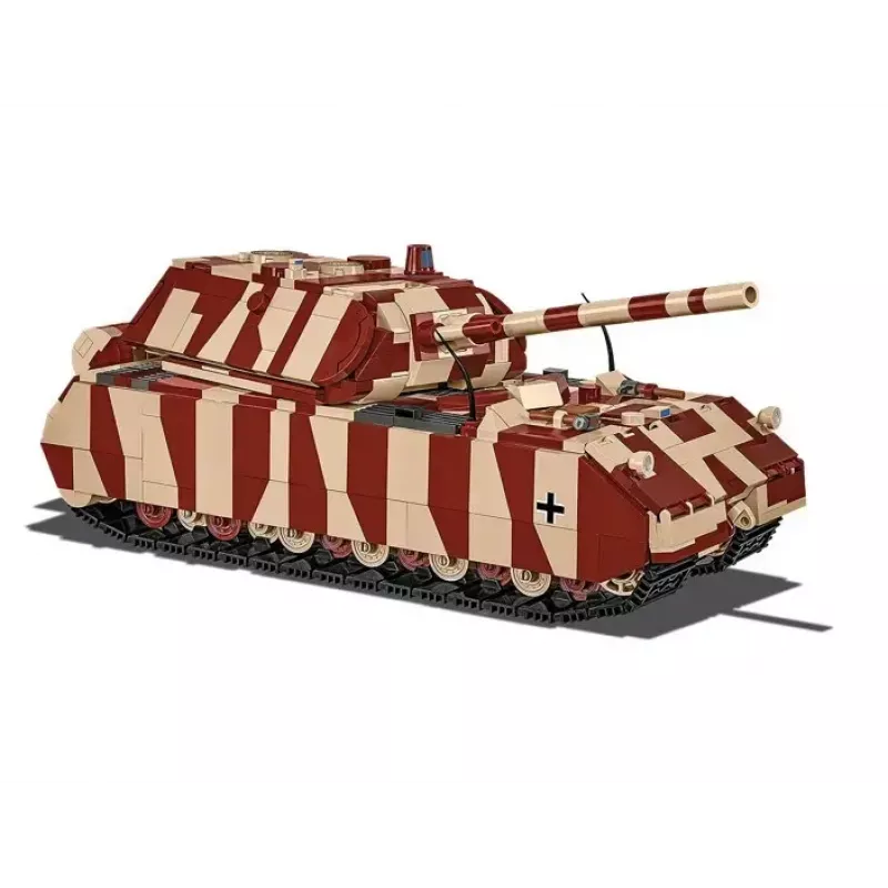 Cobi Building Blocks Panzer VIII Maus modeļa komplekts mērogā 1:35 COBI-3138, detalizēta militārā transportlīdzekļa replika