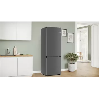 Ledusskapis-ar-saldētavu Bosch Serie 4 KGN49OCAF, brīvstāvošs, 440 L kopējā, antracīts, No Frost
