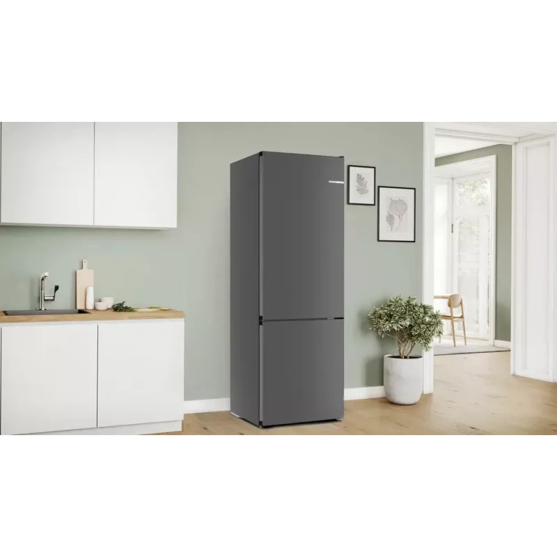 Ledusskapis-ar-saldētavu Bosch Serie 4 KGN49OCAF, brīvstāvošs, 440 L kopējā, antracīts, No Frost