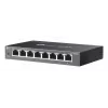 TP-Link Omada ES208G tīkla slēdzis Pārvaldāms L2 Gigabit Ethernet (10/100/1000) Melns