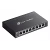 TP-Link Omada ES208G tīkla slēdzis Pārvaldāms L2 Gigabit Ethernet (10/100/1000) Melns