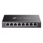 TP-Link Omada ES208G tīkla slēdzis Pārvaldāms L2 Gigabit Ethernet (10/100/1000) Melns