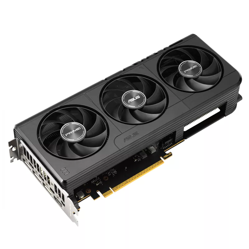 Grafikas karte ASUS GeForce RTX 5060 — 8 GB GDDR7, 128 bitu, PCIe 5.0, 3x DisplayPort 2.1b + 1x HDMI 2.1b, 2595 MHz OC, 3 ventilatori, 268.3 mm