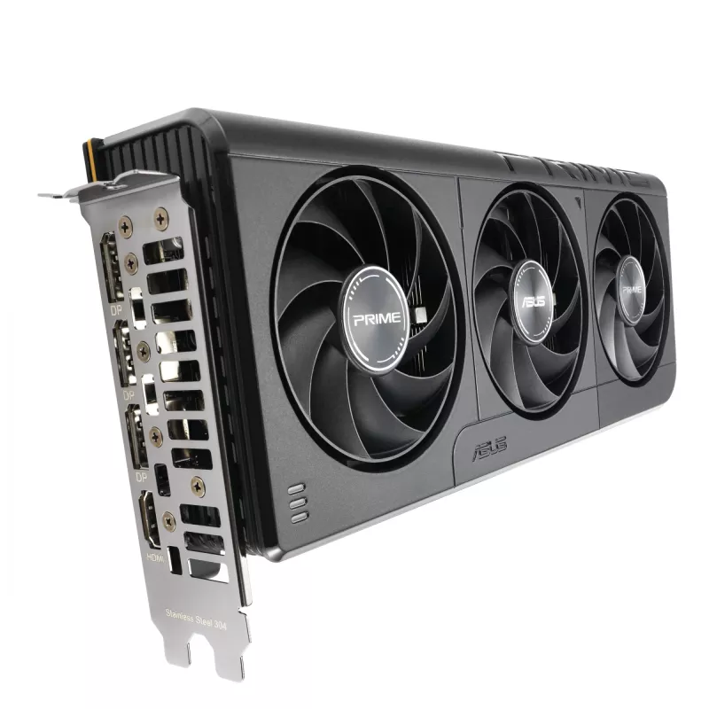 Grafikas karte ASUS GeForce RTX 5060 — 8 GB GDDR7, 128 bitu, PCIe 5.0, 3x DisplayPort 2.1b + 1x HDMI 2.1b, 2595 MHz OC, 3 ventilatori, 268.3 mm
