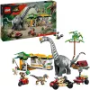 LEGO Jurassic World komplekts 76973 — Raptors un titanozaurs ar 3 figūrām, 582 detaļām, vecumam 7+