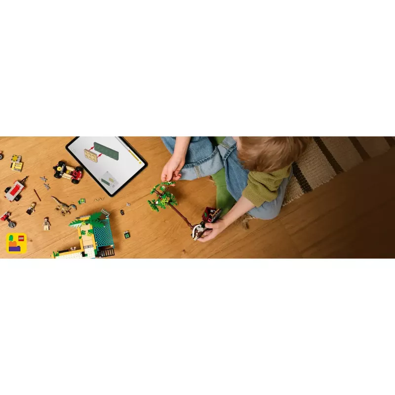 LEGO Jurassic World komplekts 76973 — Raptors un titanozaurs ar 3 figūrām, 582 detaļām, vecumam 7+