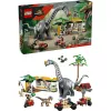 LEGO Jurassic World komplekts 76973 — Raptors un titanozaurs ar 3 figūrām, 582 detaļām, vecumam 7+