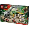 LEGO Jurassic World komplekts 76973 — Raptors un titanozaurs ar 3 figūrām, 582 detaļām, vecumam 7+
