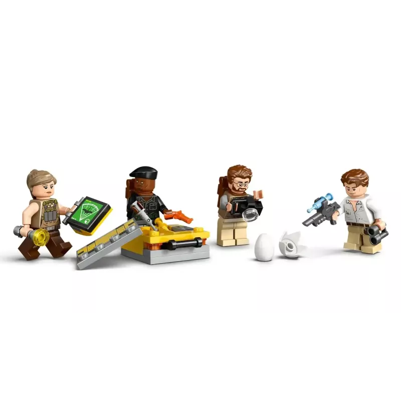 LEGO Jurassic World Air Mission ar Quetzalcoatlus un Spinosaurus 76976 — 984 gab., 4 minifigūras, vecumam 8+