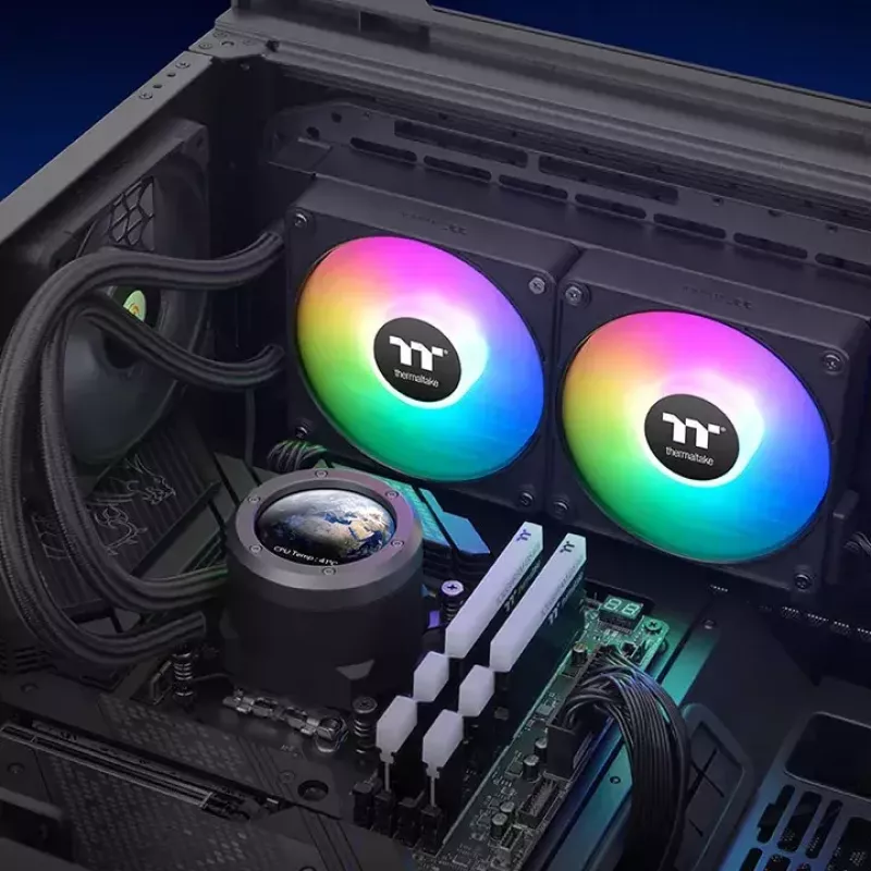 Šķidruma dzesēšanas komplekts Thermaltake CL-W414-PL12SW-A 12 cm melns