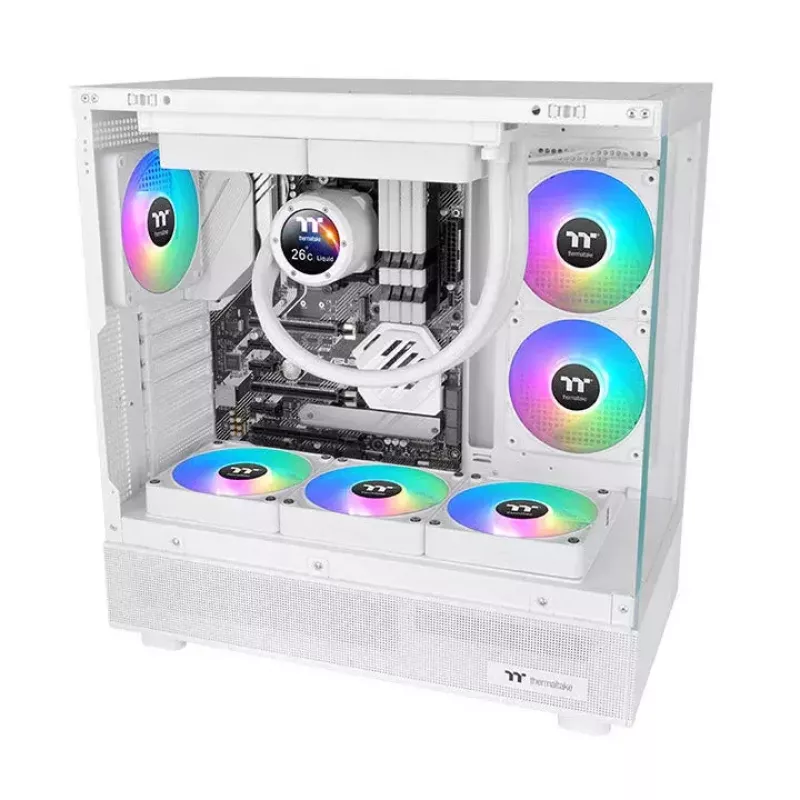 Ventilators Thermaltake CT120 EX ARGB Sync PC dzesēšanas ventilators balts 3 ventilatoru komplekts