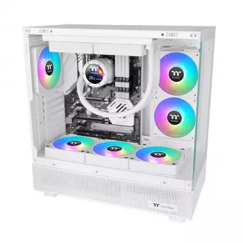 Ventilators Thermaltake CT140 EX ARGB Sync PC dzesēšanas ventilators balts (3 ventilatori iepakojumā)