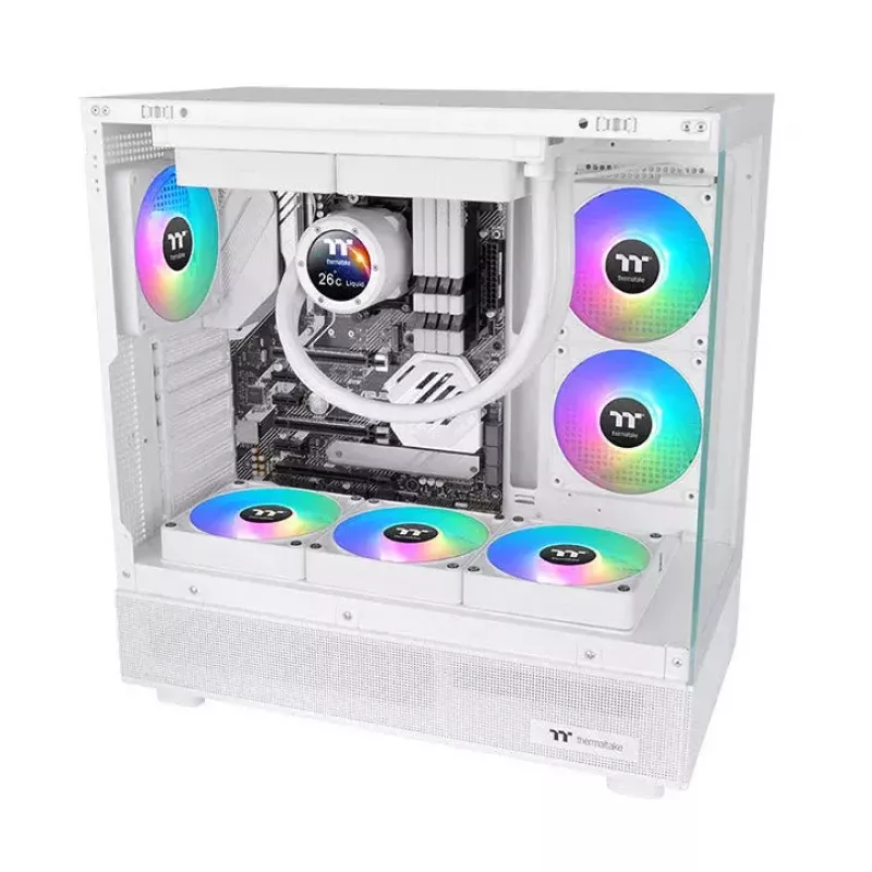 Ventilators Thermaltake CT140 EX ARGB Sync PC dzesēšanas ventilators balts (3 ventilatori iepakojumā)