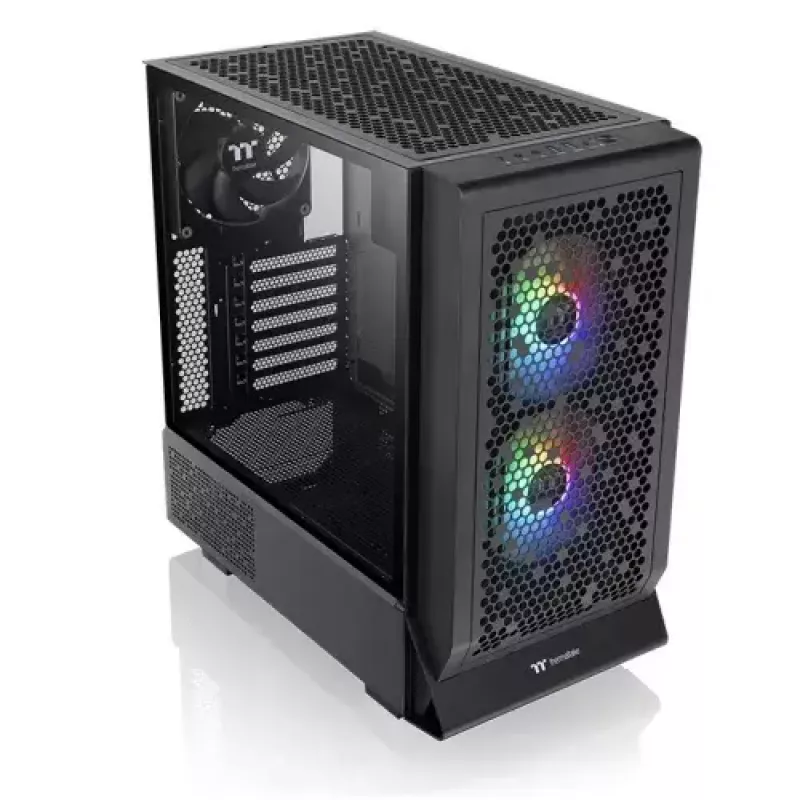 Thermaltake Ceres 330 TG Midi Tower Melns datora korpuss