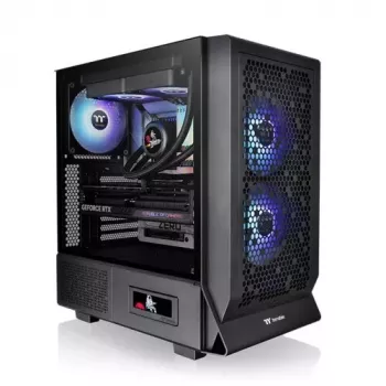 Thermaltake Ceres 330 TG Midi Tower Melns datora korpuss