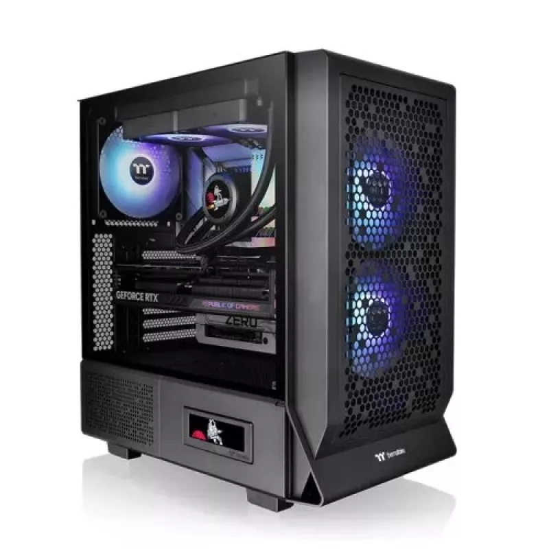 Thermaltake Ceres 330 TG Midi Tower Melns datora korpuss