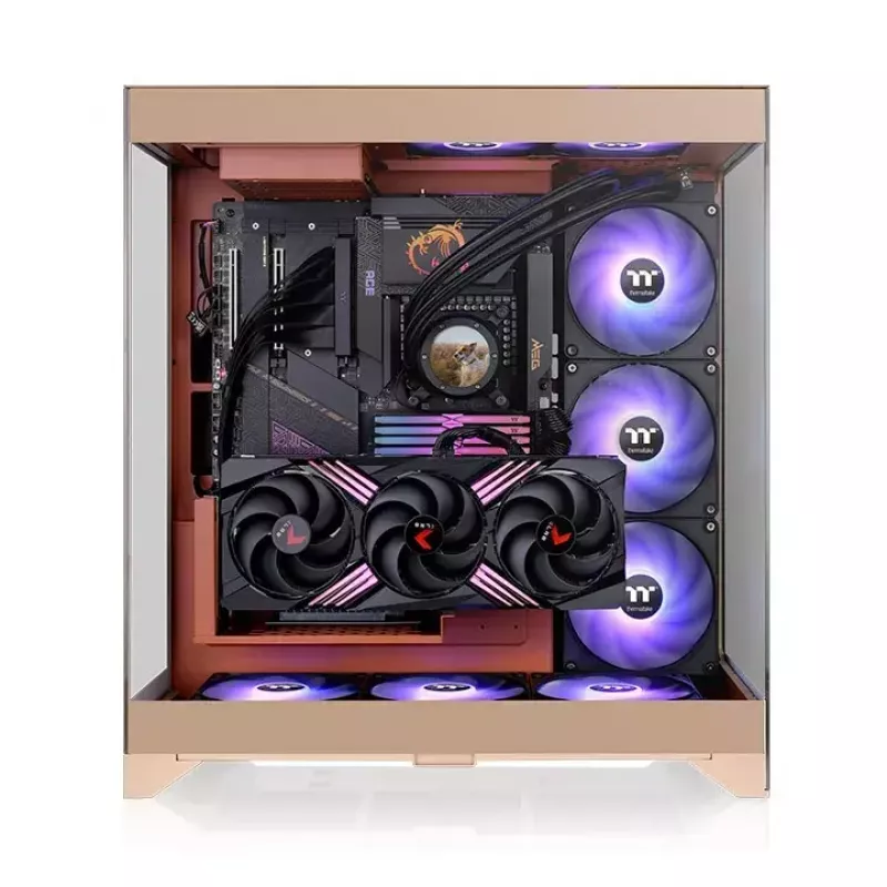 PC Case Thermaltake CTE E550 TG Midi Tower Sand