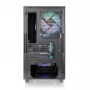 PC korpuss Thermaltake Versa H16 TG ARGB Micro Tower melns