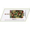 Mēroga modeļa būvēšanas komplekts Cobi Pz.Kpfw. VI Tiger Ausf. E 1:35 mērogā, detalizēts ķieģeļu komplekts