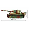 Mēroga modeļa būvēšanas komplekts Cobi Pz.Kpfw. VI Tiger Ausf. E 1:35 mērogā, detalizēts ķieģeļu komplekts