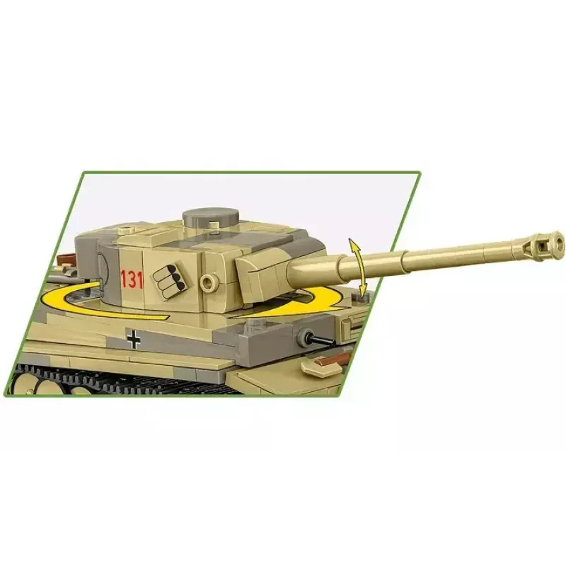Cobi Panzer VI Tiger I konstruktors, 442 detaļas, modelis COIB-2734