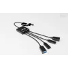 i-tec USB-C/USB-A kabeļa centrmezgls 4 pieslēgvietas (2x USB-C, 2x USB-A)