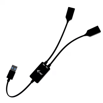 USB-A centrmezgls ITEC U3CBLHUB2A — 2 pieslēgvietas, USB 3.0 līdz 5 Gbps
