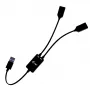 USB-A centrmezgls ITEC U3CBLHUB2A — 2 pieslēgvietas, USB 3.0 līdz 5 Gbps