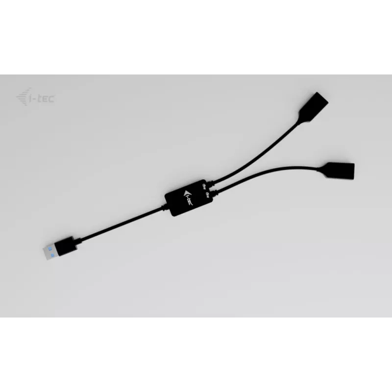 USB-A centrmezgls ITEC U3CBLHUB2A — 2 pieslēgvietas, USB 3.0 līdz 5 Gbps