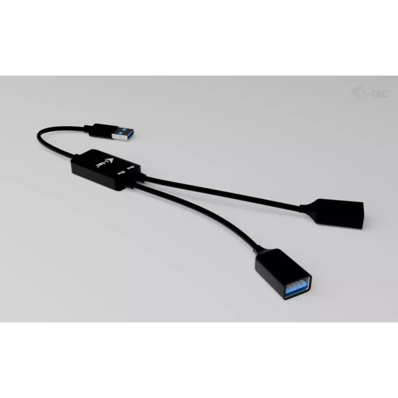 USB-A centrmezgls ITEC U3CBLHUB2A — 2 pieslēgvietas, USB 3.0 līdz 5 Gbps