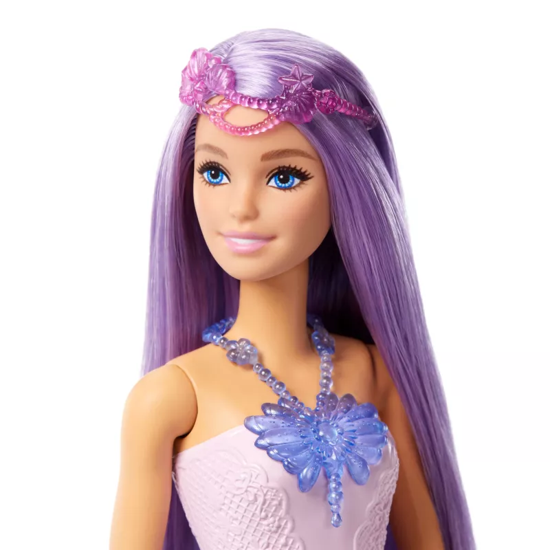 Barbie lelle Fantāzijas modes komplekts ar piederumiem, ieskaitot nāras asti, fejas spārnus un kaklarotas