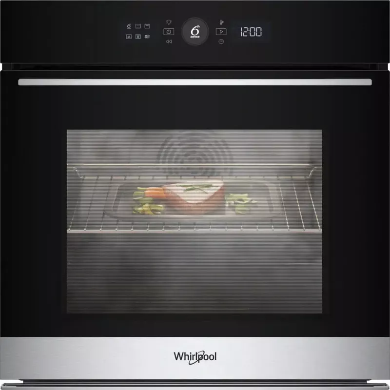 Whirlpool WOI5S8HM1SXA 73 L Melns, nerūsējošais tērauds