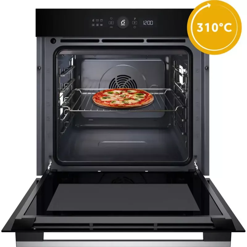 Whirlpool WOI5S8HM1SXA 73 L Melns, nerūsējošais tērauds