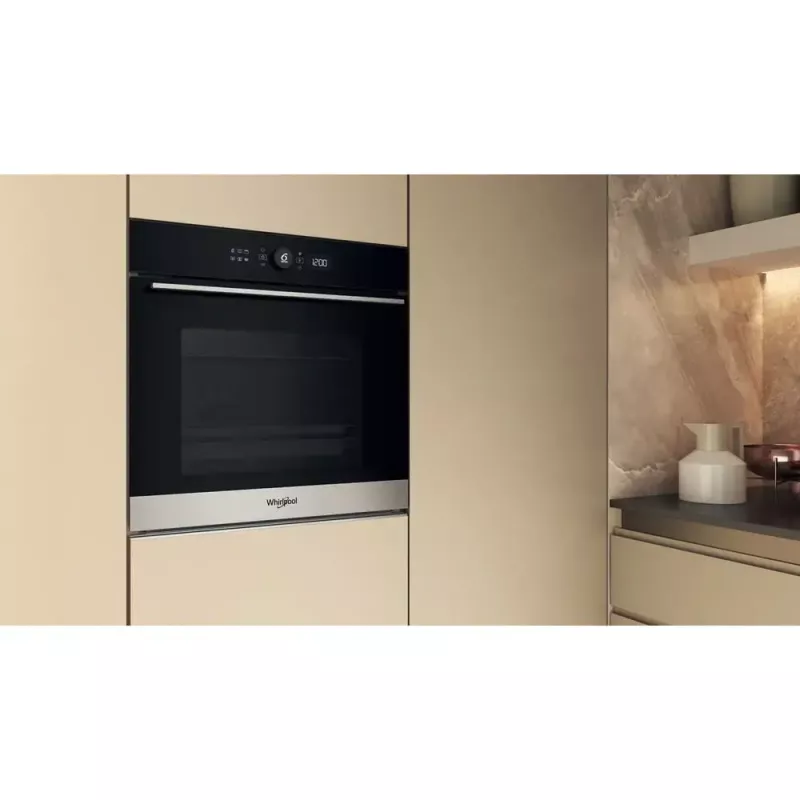 Whirlpool WOI5S8HM1SXA 73 L Melns, nerūsējošais tērauds
