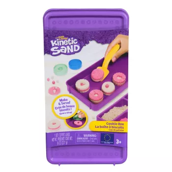 Spin Master Kinetic Sand - Cepumu Kaste, formējamās smiltis