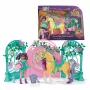Unicorn Academy, Ava lelle un krāsu mainošais Leaf stalliņa rotaļu komplekts, Lieldienu dāvanu ideja, ietver 15 aksesuārus, lelles un vienradžu rotaļlietas meitenēm no 4 gadu vecuma