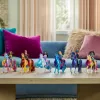 Unicorn Academy, Ava & Plant Magic Leaf ar gaismas efektu, 2 jāšanas aksesuāri, lelles un vienradžu rotaļlietas meitenēm no 4 gadiem