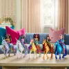 Spin Master Unicorn Academy Wildstar vienradža figūriņa 11 collas ar caurspīdīgiem segliem un iemauktiem, daudzkrāsaina, plastmasa, no 4 gadu vecuma