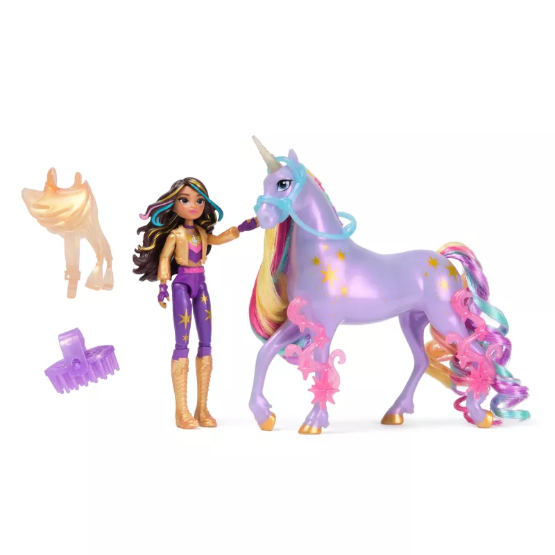 Leļļu komplekts Spinmaster Unicorn Academy Sophia & Wildstar 168mm