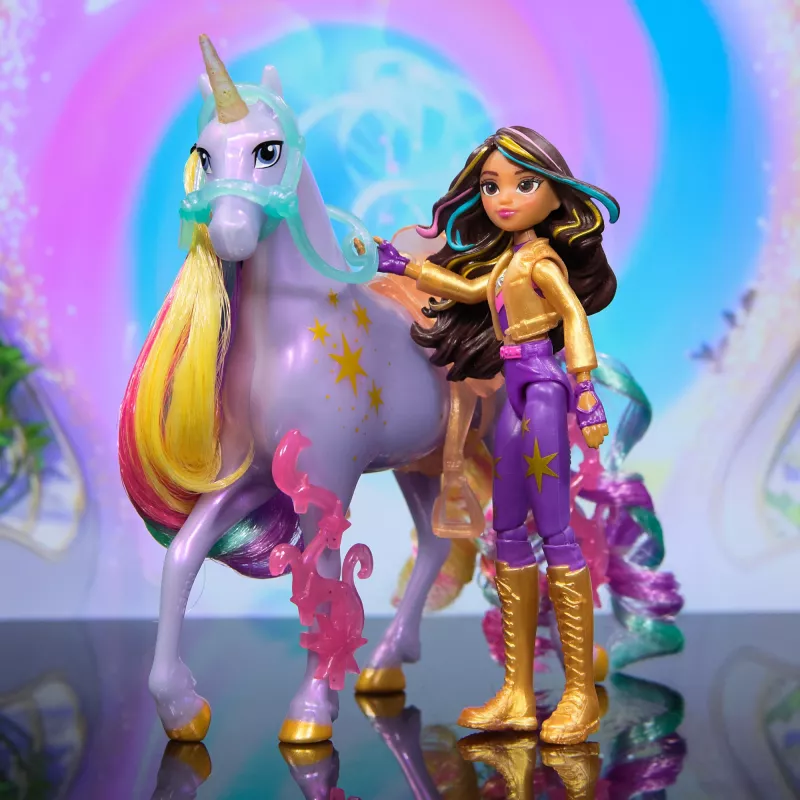 Leļļu komplekts Spinmaster Unicorn Academy Sophia & Wildstar 168mm