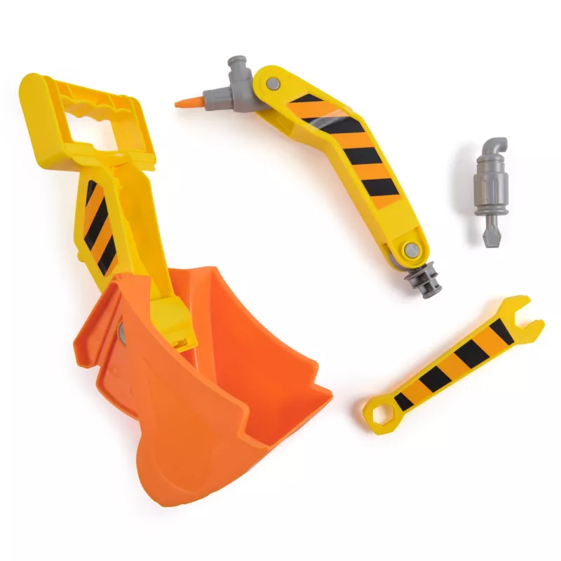 Rubble & Crew Rubble's Ultimate Tool Bulldozer Transportlīdzeklis, Rotaļlietu Kravas Auto ar Darbības Figūru, PAW Patrol Bērnu Rotaļlietas Zēniem un Meitenēm no 3 Gadiem