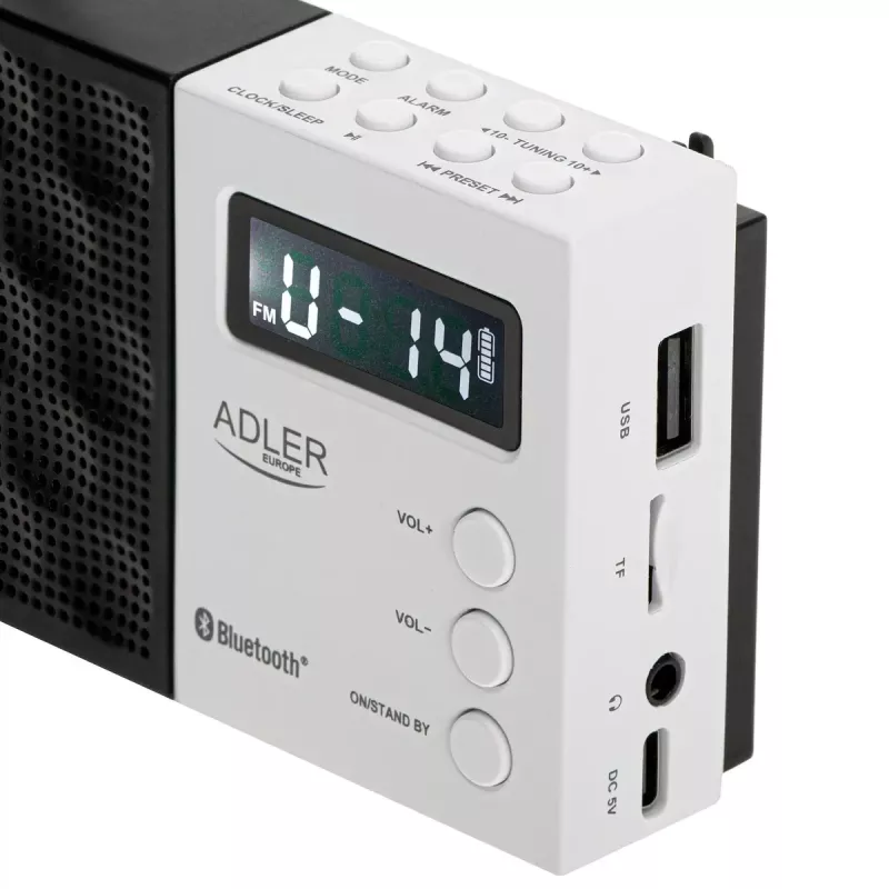 Digitālais radio Adler AD 1908 PLL AM/FM ar modinātāja funkciju